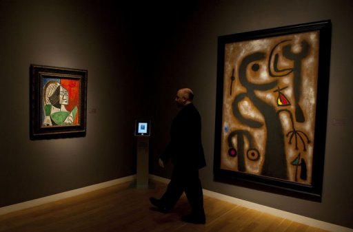 Outre "le Cri", Sotheby's offre a la vente plusieurs Picasso, Chaim Soutine, et Joan Miro, venant de la collection du financier et philantrope americain Theodore Forstmann.