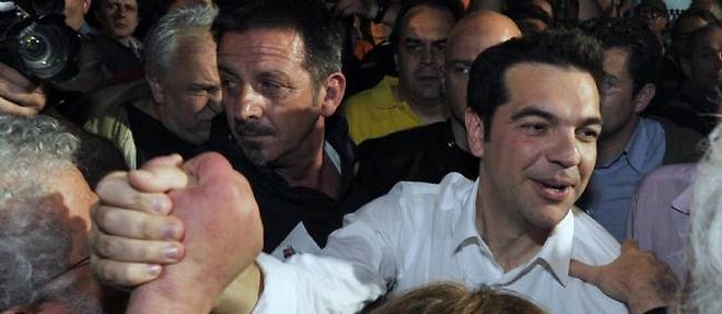 Alexis Tsipras, leader du parti de la gauche radicale Syriza, a obtenu 17 % des suffrages aux legislatives de dimanche.