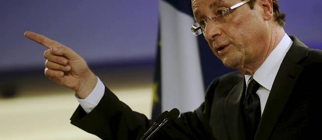 Francois Hollande, nouveau president de la Republique.