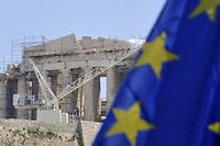 La Grèce sera-t-elle le premier pays de l'Union monétaire à la quitter ?  ©Louisa Gouliamaki