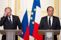 Hollande et Poutine s'opposent sur la Syrie