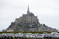 Au Mont-Saint-Michel, fr&eacute;quentation en baisse depuis les nouveaux parkings