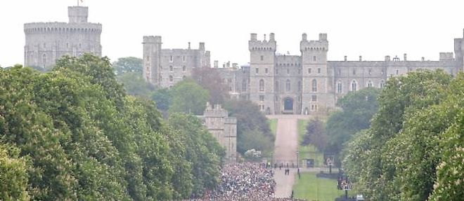 Le chateau de Windsor, en Grande-Bretagne.