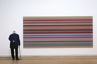 Le peintre Gerhard Richter au Centre Pompidou: l'art de se r&eacute;inventer