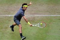 Tennis: Nadal &agrave; la trappe, Federer &agrave; la peine sur le gazon de Halle