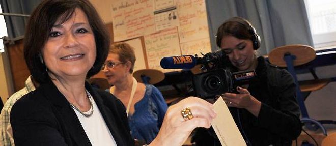 La ministre PS Marie-Arlette Carlotti a ete elue deputee avec pres de 52 % des voix. 
