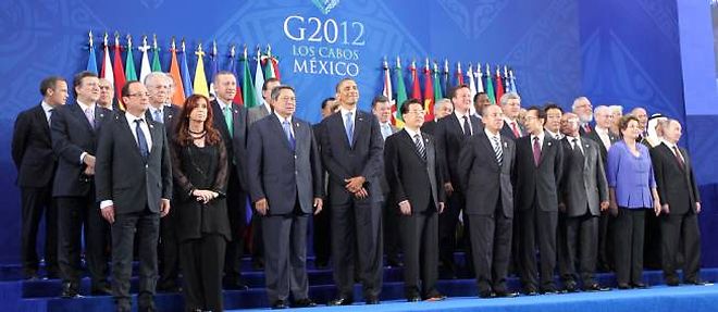 Les chefs d'Etat et de gouvernement du G20, reunis a Los Cabos (Mexique), ont fait etat de leur preoccupation pour l'economie europeenne.