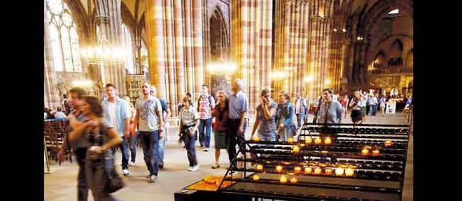 La cathedrale de Strasbourg, lieu de reference des politiques.