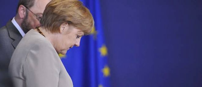 Angela Merkel a Bruxelles le 28 juin 2012.