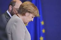 Angela Merkel à Bruxelles le 28 juin 2012.