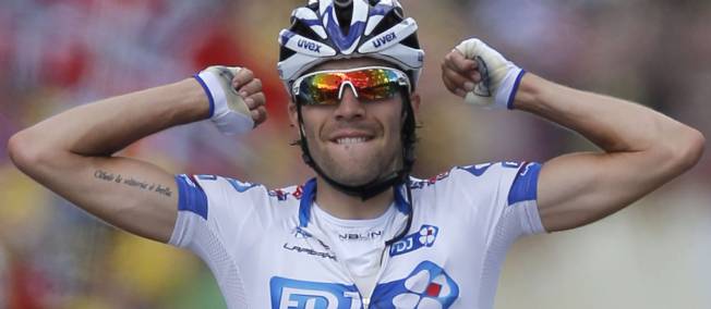 Le Fran&ccedil;ais Thibaut Pinot remporte la 8e &eacute;tape du Tour de France
