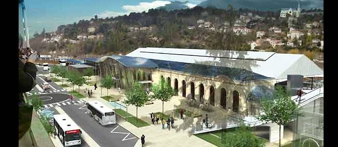 Les abords de la gare seront transformes pour l'automne 2013.