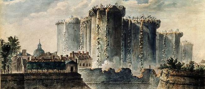 Feter le 14 Juillet dans les petarades et les feux d'artifice commemore la chute de la Bastille, cette imposante forteresse ou les rois emprisonnaient ceux qui leur deplaisaient par simple lettre de cachet.