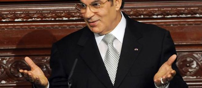 L'ancien president tunisien Ben Ali, ici en 2009.