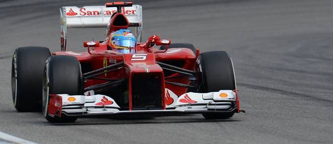 Alonso a devance Vettel samedi.