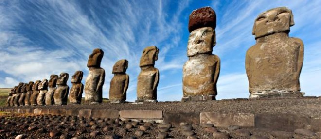 Les mysteres de l'histoire - Les statues de l'ile de Paques