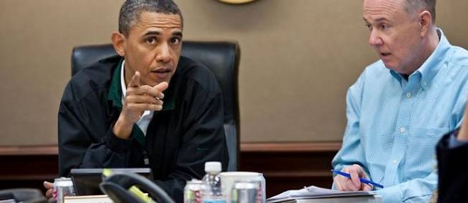 Barack Obama le 1er mai 2011, dans la Situation Room.