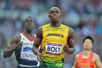 JO/Athl&eacute;tisme: les Jama&iuml;cains Blake et Bolt en finale du 100 m
