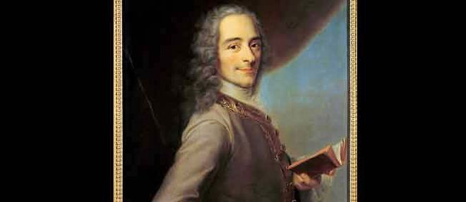 Francois Marie Arouet, dit "Voltaire"(1694-1778) par Quentin de La Tour(1728)