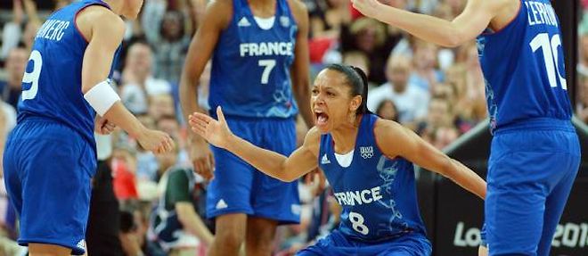 L'equipe de France feminine de basket.