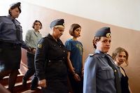 Russie: les trois punkettes de Pussy Riot reconnues coupables de &quot;hooliganisme&quot;