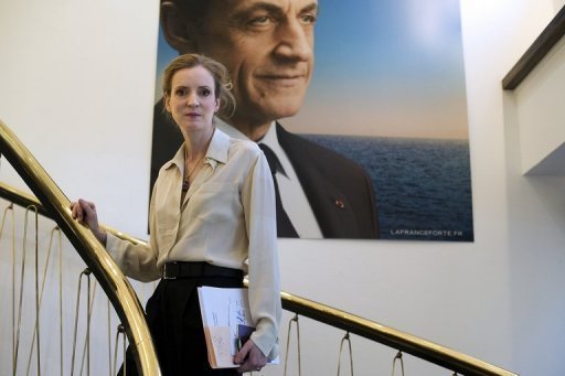Nathalie Kosciusko-Morizet, ancienne porte-parole de Nicolas Sarkozy a estime que l'absence de ce dernier creait "un tres grand vide a droite"