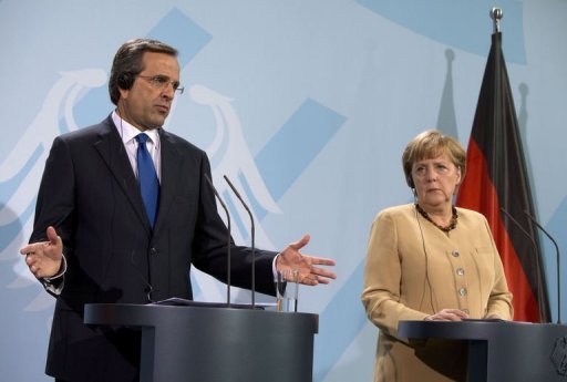 "Merkel a peut-etre dit qu'elle voulait que la Grece reste dans la zone euro, mais elle n'a pas parle d'eventuelles concessions", egratigne le Suddeutsche Zeitung.