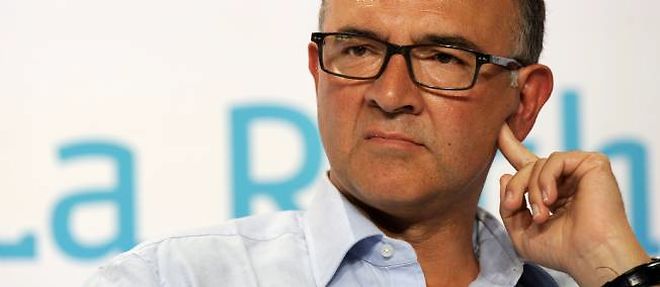 Pierre Moscovici a La Rochelle, le 25 aout 2012.