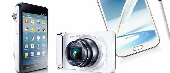 Pour ne pas se laisser enfermer dans des accusations de plagiat, Samsung annonce des produits innovants charges de redefinir les frontieres entre smartphone, appareil photo et tablette.