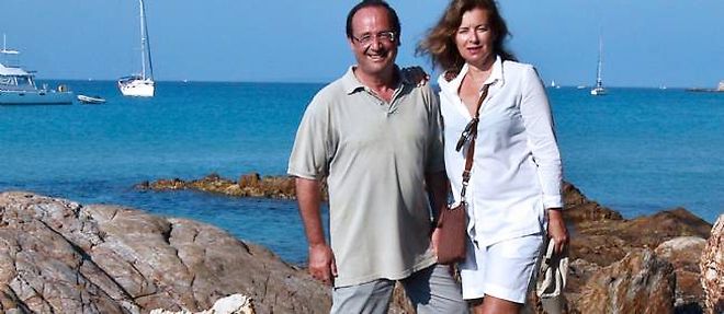 Francois Hollande et Valerie Trierweiler.