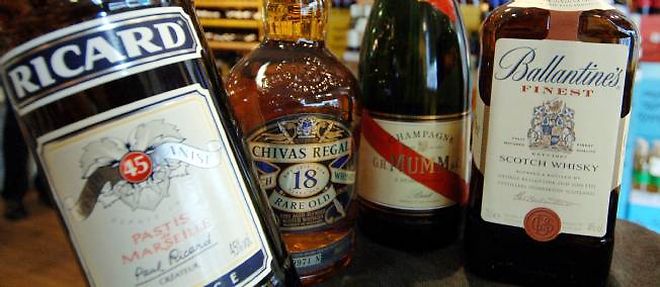 Ces differents alcools sont distribues par la societe Pernod Ricard.