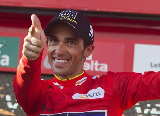 L'Espagnol Alberto Contador (Saxo-Bank) a remporte le Tour d'Espagne, un mois seulement apres son retour d'une suspension de deux ans pour un controle antidopage positif au clenbuterol sur le Tour de France 2010