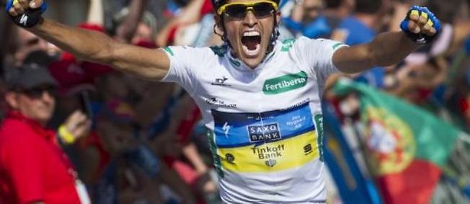 Contador laisse exploser sa joie.