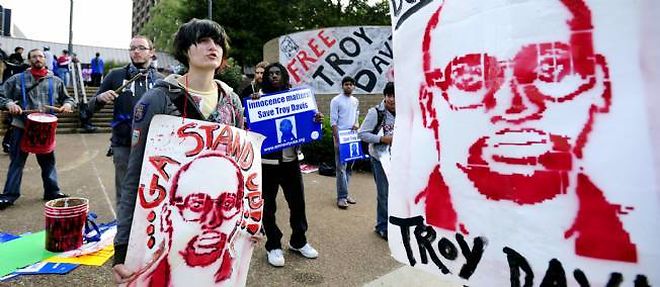 Troy Davis est devenu un symbole de la lutte contre la peine capitale aux Etats-Unis. (C) David Tulis / AP / Sipa