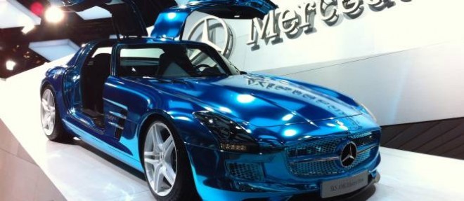 Mercedes SLS AMG Electric Drive : tel l'eclair
