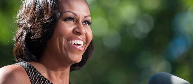 Michelle Obama s'adressant aux partisans democrates a l'universite du Nevada, le 3 octobre dernier. 
