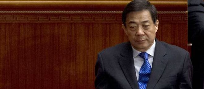Bo Xilai, l'ancienne etoile montante du PC, a ete exclu du parti fin septembre.