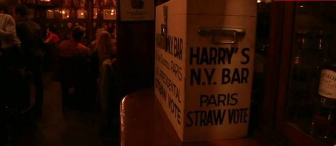 Le vote fictif du Harry's Bar pour l'election presidentielle a commence mardi 16 octobre.