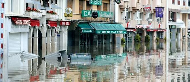 Lourdes, sous les eaux, le 20 octobre.