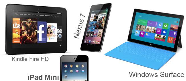 Microsoft, Apple, Amazon et Google : la folle semaine des tablettes