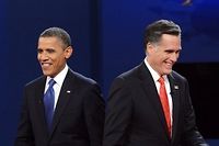 Pr&eacute;sidentielle am&eacute;ricaine: un sondage donne Obama et Romney &agrave; &eacute;galit&eacute; avant le dernier d&eacute;bat