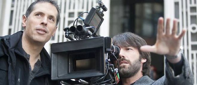 Ben Affleck (a droite), sur le tournage de son dernier film, "Argo".