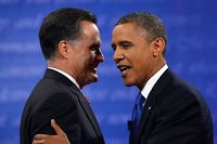 Obama et Romney au coude &agrave; coude dans deux sondages
