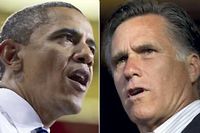 Obama et Romney au coude-&agrave;-coude