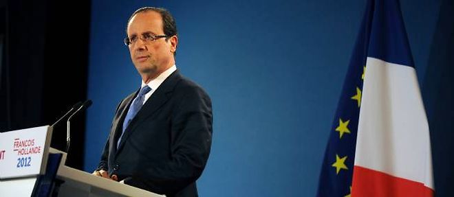 Francois Hollande pendant sa campagne presidentielle.