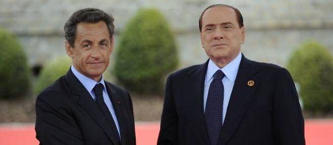 Nicolas Sarkozy et Silvio Berlusconi en mai 2011.