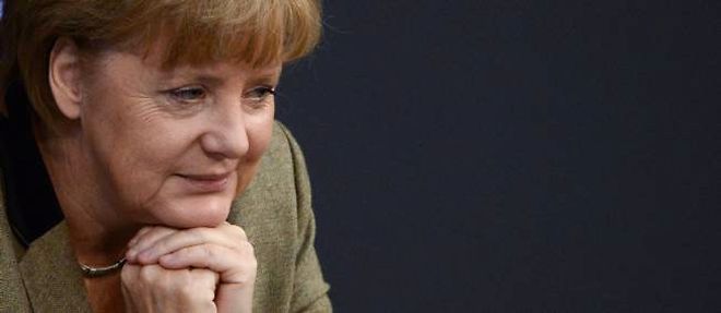 Angela Merkel pense qu'un accord pourra etre trouve sur la Grece la semaine prochaine.