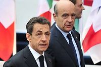 Nicolas Sarkozy et Alain Juppé, le 3 novembre 2011 à Cannes ©Alfred / Witt