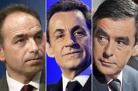 Jean-François Copé, Nicolas Sarkozy et François Fillon. ©Montage Le Point.fr