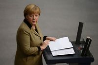 Allemagne: &agrave; moins d'un an des l&eacute;gislatives, Merkel fait la course en t&ecirc;te